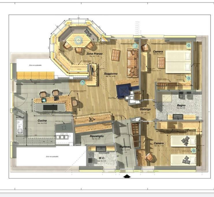 Appartamento L' Aier - Arabba - Dolomiti Livinallongo Del Col Di Lana Exterior foto